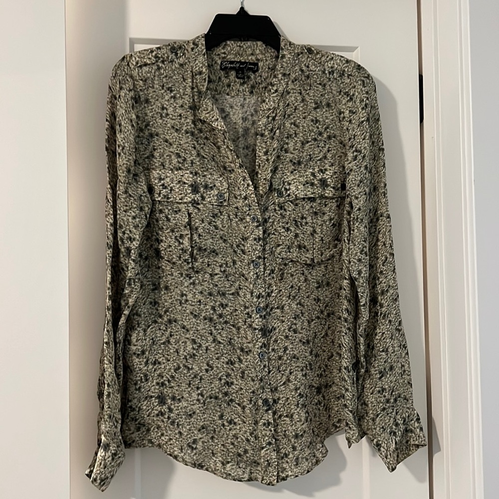 Elizabeth & James Silk Blouse